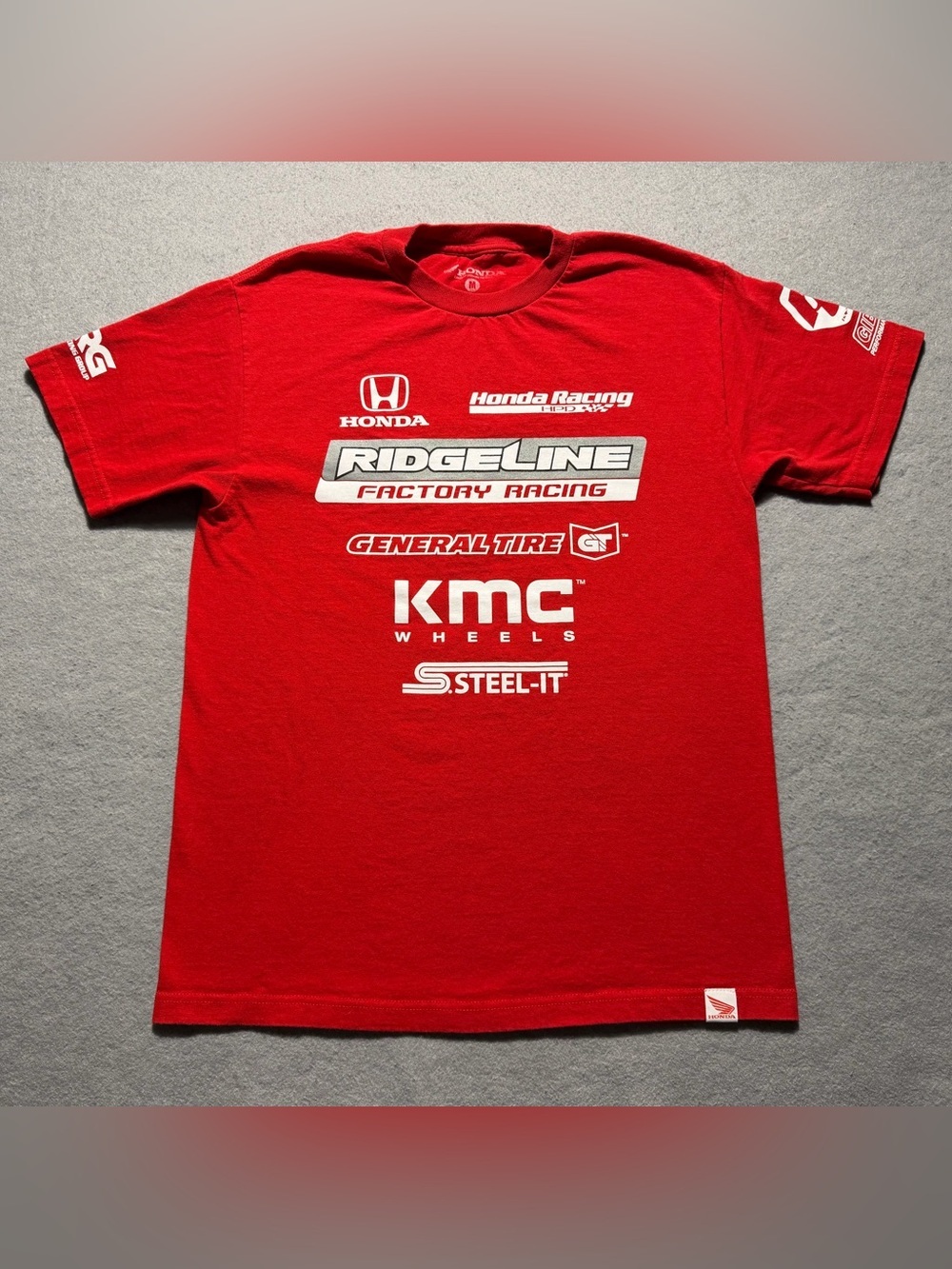 Honda Racing Corporation HRC Ridgeline Factory Racing T-Shirt Men’s Medium Red